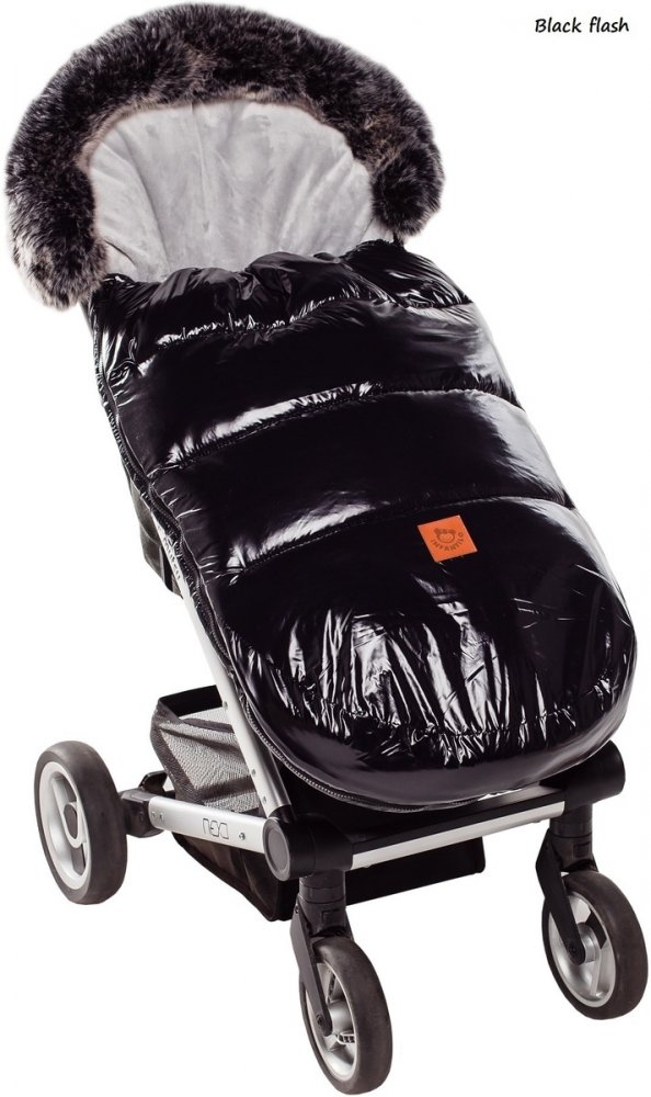 INFANTILO fusak FLUFFY PREMIUM - Black Flash
