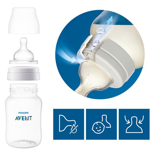 Philips AVENT Fľaša Anti-colic 260ml 1m+