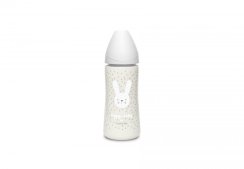 SUAVINEX | Premium fľaša 360 ml L HYGGE králik - sivá