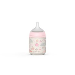 SUAVINEX | Dojčenská fľaša 150 ml S MEMORIES - ružova