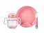 MEPAL Set jedálenský detský Mio 3ks Pink