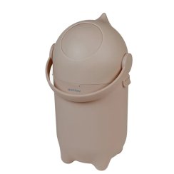 NATTOU Kôš na plienky Dropy Taupe 27 cm, 20l