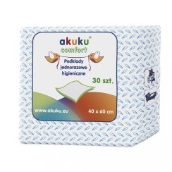 Jednorazové hygienické podložky Akuku 40x60 - 30 ks