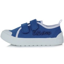 DD STEP DTB123-CSB-361A Bermuda Blue-A plátená obuv