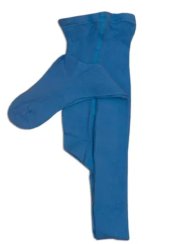 KASKA detské rebrované pančuchové nohavice modrá