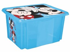 Úložný box s vekem malý "Mickey", Modrá