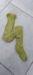 KASKA detské rebrované pančuchové nohavice zelená