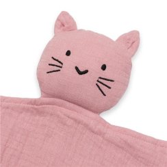 Mušelínový usínáčik New Baby Cat pink