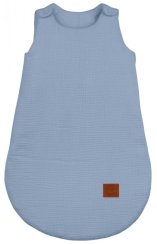 Celoročný mušelínový spací vak Baby soft  TOG 2,5 - jeans