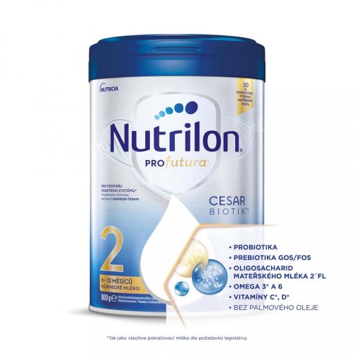 NUTRILON Profutura CESARBIOTIK 2 pokračovacie dojčenské mlieko 800 g