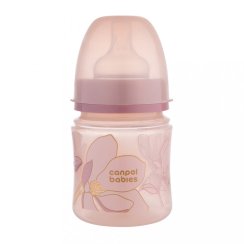 CANPOL BABIES Fľaša dojčenská antikoliková EasyStart Gold 120 ml - ružová
