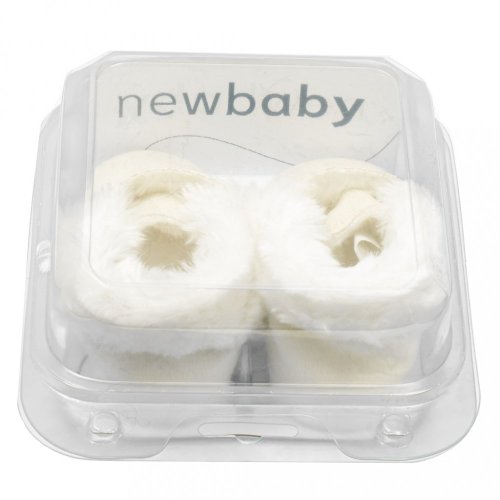 Dojčenské zimné semiškové capačky New Baby 3-6 m béžové 3-6 m