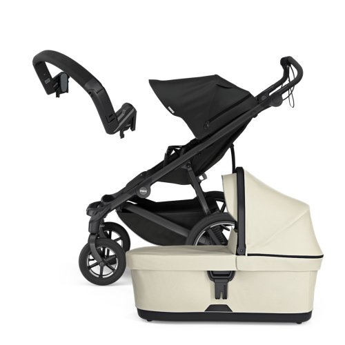 THULE Kočík Urban Glide 4-wheel Black/Soft Beige set M