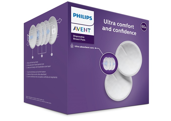 Philips AVENT Odsávačka mat. mlieka manuálna s VIA systémom + Vložky do podprsenky jednorazové 60 ks