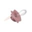 Canpol babies Silikónový cumlík so symetrickou špičkou 6-18m PURE COLOR 2 ks ružový