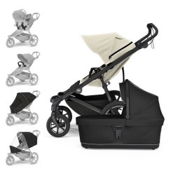 THULE Kočík Urban Glide 4-wheel Beige/Black set XL