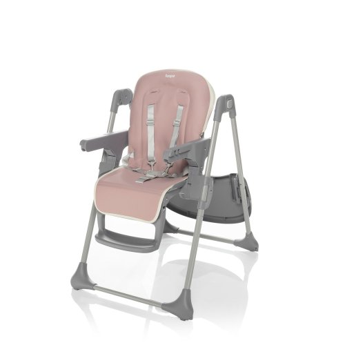 Detská stolička Pocket + darček silikonová miska se zvýšenými okraji a prísavkou v hodnotě 12,40€, Blossom Pink