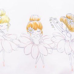 Detské JUNIOR kreslo plnené guličkami New Baby Magic Fairy