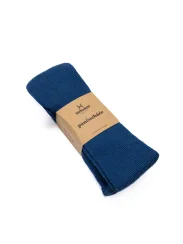 LENKA detské klasické rebrované pančušky zo 100% bavlny - Nočná modrá