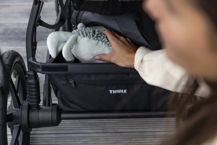 THULE Kočík Urban Glide 4-wheel Black/Soft Beige set S