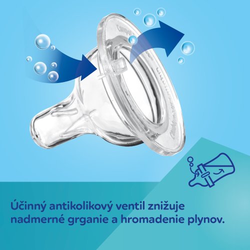 Canpol babies Antikoliková fľaša EasyStart so svietiacimi úchytmi SLEEPY KOALA 300ml modrá