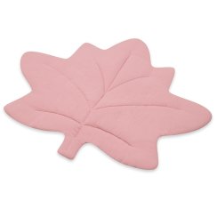 Mušelínová hracia deka New Baby Maple Leaf pink