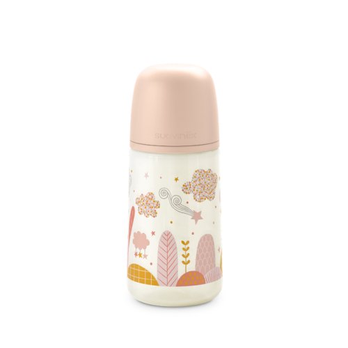 SUAVINEX | Dojčenská fľaša 270 ml M Dreams - ružová