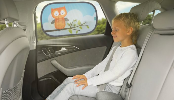 Slnečná clona do auta zvieratka, Owl