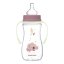 Canpol babies Antikoliková lahev EasyStart so svietiacimi úchytmi SLEEPY KOALA 300ml růžová