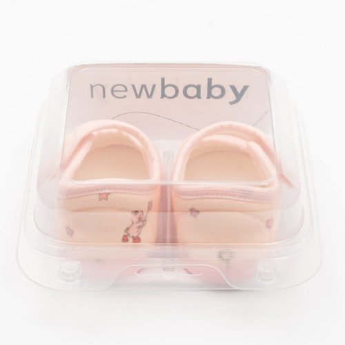 Dojčenské capačky New Baby ružová dievča 0-3 m 0-3 m