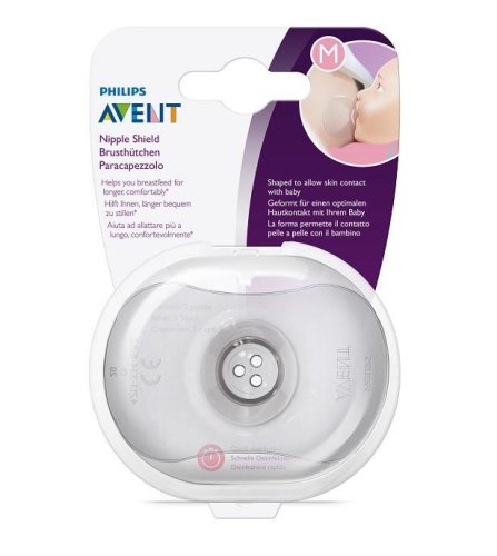 Philips AVENT Chránič prsných bradaviek medium 2 ks + sterilizačný obal