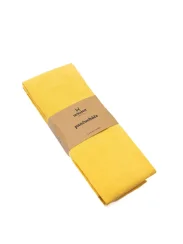 EGIFA detské hladké elastické pančušky s vysokým (98%) podielom bavlny - Žltá