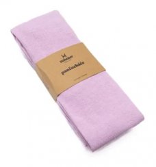EGIFA detské hladké elastické pančušky s vysokým (98%) podielom bavlny - fialová