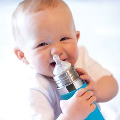 Pura nerezová dojčenská fľaša 325ml