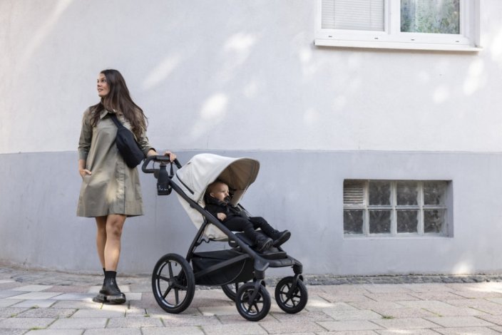 THULE Kočík Urban Glide 4-wheel Beige/Mid Blue set S