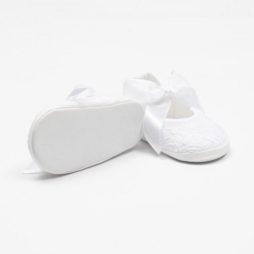 Dojčenské krajkové capačky New Baby biela 0-3 m 0-3 m