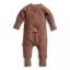 ERGOPOUCH Overal na spanie organická bavlna Layers Cocoa 3-6 m, 6-8 kg, 1 tog