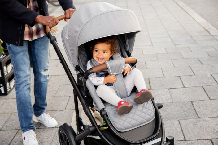 Set kočík Smile III + hlboká korba + autosedačka Baby Safe 3 i-Size, Nordic Grey