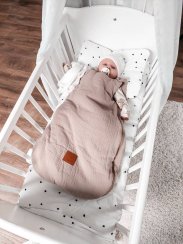 Celoročný mušelínový spací pytel Baby soft TOG 2,5 - béžová