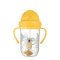 Canpol babies netečúci hrnček so slamkou so závažím 270ml 6m+ Exotic Animals žltý