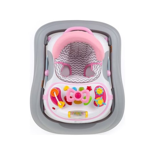 PETITEMARS CHODÍTKO SO ZVUKOM MONTY CHEVRON PINK