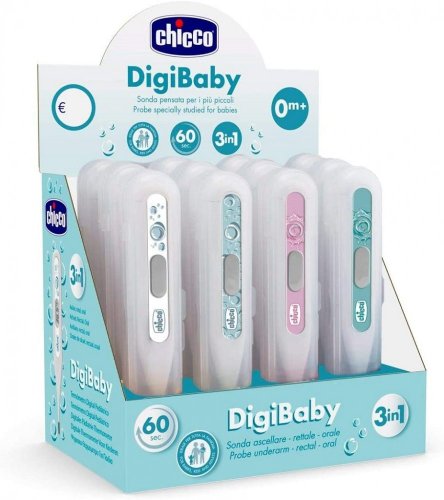 CHICCO Teplomer digitálny Digi Baby biely 0m+