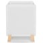 KINDERKRAFT SELECT Postieľka drevená so zábranou Nico White, Premium