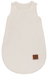 Letný mušelínový spací vak  Adoli LIGHT baby soft  TOG 1.0 -  Krémová