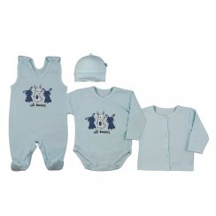 4-dielna dojčenská súprava Koala Rabbit blue 50