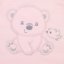 Dojčenská súprava do pôrodnice New Baby Sweet Bear ružová 50