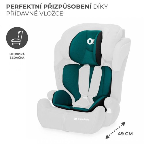 KINDERKRAFT Autosedačka Comfort up i-size green (76-150 cm)