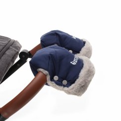Zimné rukavice Fluffy, Modrá