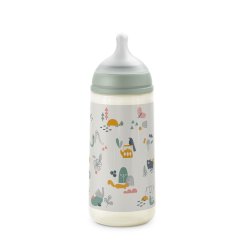 SUAVINEX | Dojčenská fľaša 360 ml L Walk - zelená