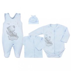 4-dielna dojčenská súprava Koala Angel modrá 50